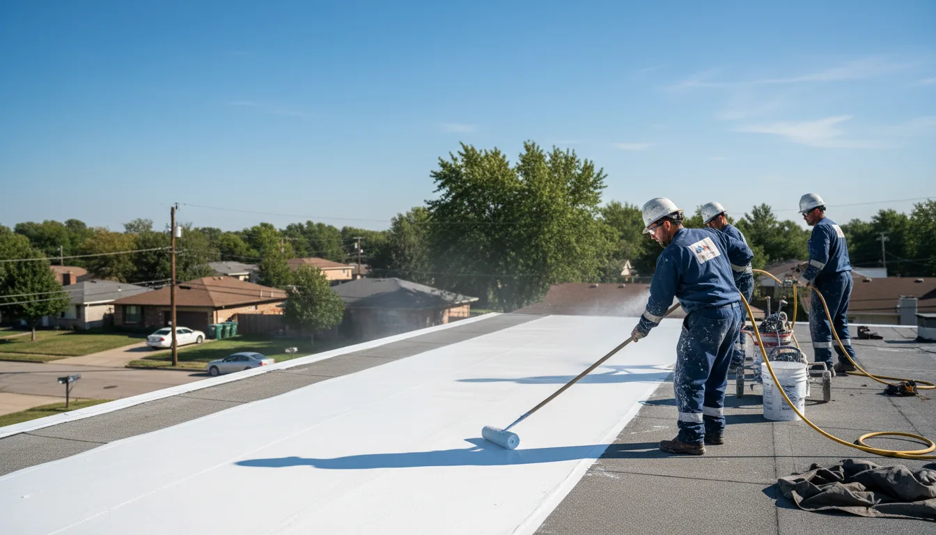 Commercial roof coating in New Sweden, ME near me